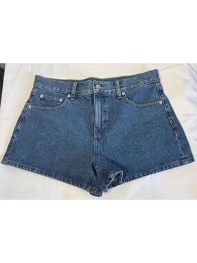 NWT J. Crew Womens 28 Jean Shorts Medium‎ Wash Denim Mid Rise Casual Summer